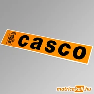 Casco retro matrica (narancssárga)