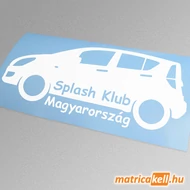Suzuki Splash klub matrica