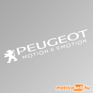 Peugeot szélvédőmatrica (Motion and Emotion)