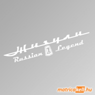 Zsiguli Russian Legend szélvédőmatrica (Lada - orosz legenda)