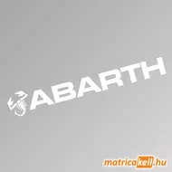 Abarth szélvédőmatrica