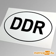 DDR felségjelzés matrica