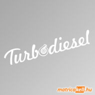 Turbodiesel szélvédőmatrica