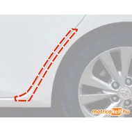 Toyota Auris II kőfelverődés ellen védő fólia matrica