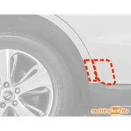 Hyundai Santa Fe II (CM facelift) kőfelverődés ellen védő fólia matrica