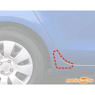 Toyota Yaris II. kőfelverődés ellen védő fólia matrica
