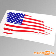 Amerikai USA zászló matrica