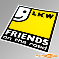 LKW friends on the road teherautós matrica