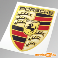 Porsche címer matrica