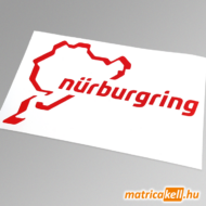 Nürburgring versenypálya matrica