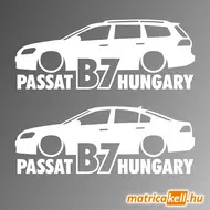 VW Passat B7 Hungary matrica