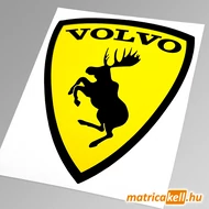 Volvo címer matrica ágaskodó rénszarvassal
