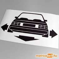 Volkswagen Jetta Mk1 down and out matrica