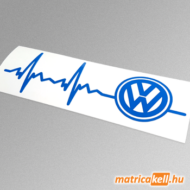 Volkswagen szívdobbanás matrica (pulzus, ekg)