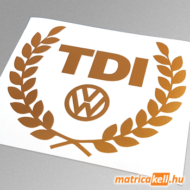 Volkswagen TDI babérkoszorú matrica