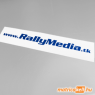 RallyMedia.tk felirat matrica