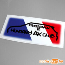 Citroen AX Club Hungary matrica