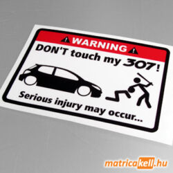 Don't touch my Peugeot 307 matrica