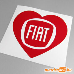 Fiat love szív matrica új emblémával