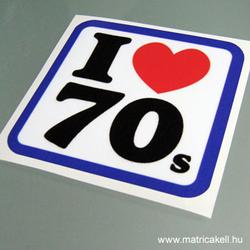 I love 70's matrica