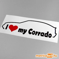 I love my Volkswagen Corrado matrica