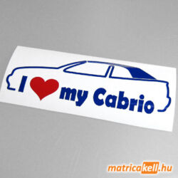 I love my Volkswagen Golf 3 cabrio matrica