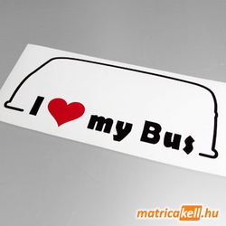 I love my Volkswagen Transporter T1 bus matrica