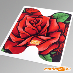 IQOS 3 duo és ILUMA védőfólia matrica vörös rózsa virággal