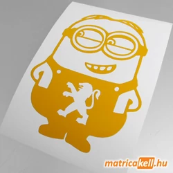 Minion Peugeot matrica