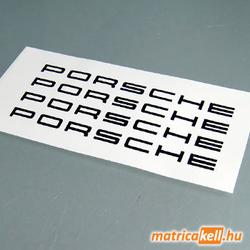 Porsche felirat matrica