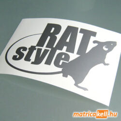 RAT style patkányos matrica