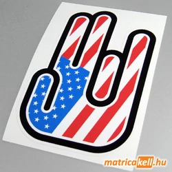 Shocker matrica Amerika (USA) zászlóval