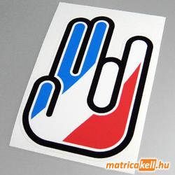 Shocker matrica Francia zászlóval