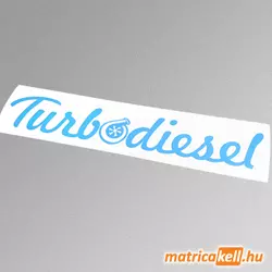Turbodiesel felirat matrica