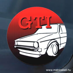 VW Golf 1 GTI matrica