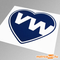 VW szív matrica v2