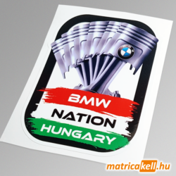 BMW Nation Hungary matrica