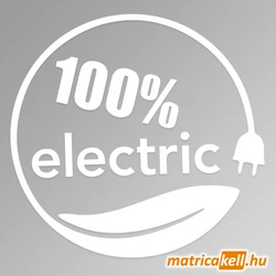 100% electric embléma matrica