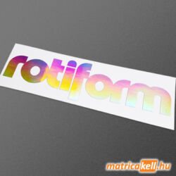 Rotiform felirat hologramos matrica