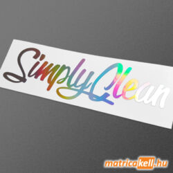 Simply Clean hologramos matrica