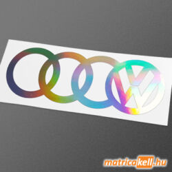 Audi-Volkswagen konszern hologramos matrica