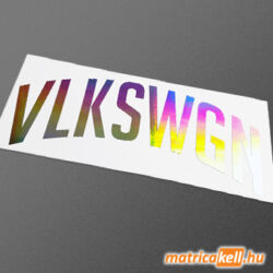 Volkswagen íves felirat hologramos matrica