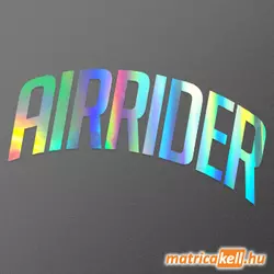 Airrider íves felirat hologramos matrica