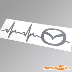 Mazda szívdobbanás matrica (új emblémával)
