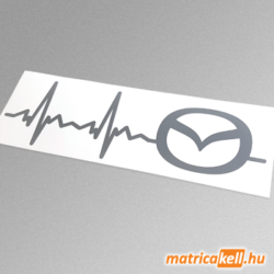 Mazda szívdobbanás matrica (új emblémával)