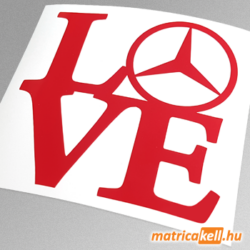 Mercedes love matrica