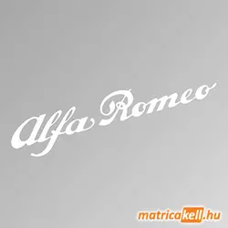 Alfa Romeo szélvédőmatrica
