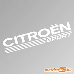 Citroen sport szélvédőmatrica