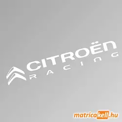 Citroen Racing szélvédőmatrica