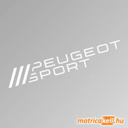 Peugeot Sport szélvédőmatrica